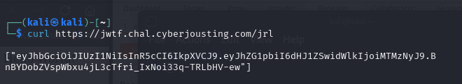Plus qu'à bypass JWT dans Burp Suite